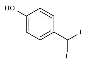 4-二氟甲基苯酚, 403648-76-0, 结构式