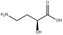 (S)-(-)-4-氨基-2-羟基丁酸, 40371-51-5, 结构式
