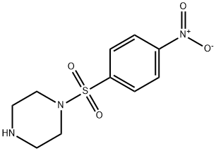 1-[(4-ニトロフェニル)スルホニル]ピペラジン塩酸塩 化学構造式