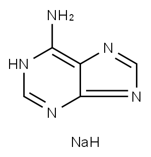 1-ソジオ-1H-プリン-6-アミン 化学構造式