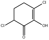 3,6-Dichloro-2-hydroxy-2-cyclohexen-1-one Structure