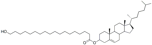 ヒドロキシステアリン酸コレステリル 化学構造式