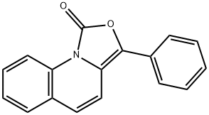1H-Oxazolo[3,4-a]quinolin-1-one,  3-phenyl- Structure