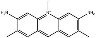 2,7,10-trimethylacridine-3,6-diamine chloride Structure