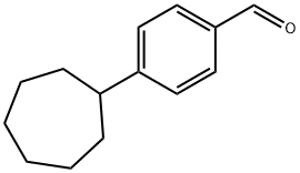 BENZALDEHYDE, 4-CYCLOHEPTYL- Structure