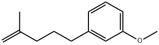 1-Methoxy-3-(4-methyl-4-pentenyl)benzene Structure