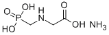 N-(Phosphonomethyl)glycine monoammonium salt Structure