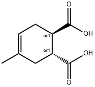 4-Cyclohexene-1,2-dicarboxylic acid, 4-methyl-, trans- (9CI) Struktur