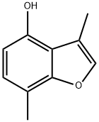 4-Benzofuranol,  3,7-dimethyl- 结构式