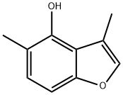 4-Benzofuranol,  3,5-dimethyl- 结构式