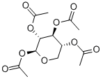 1,2,3,4-テトラ-O-アセチル-Β-D-キシロピラノ-ス 化学構造式