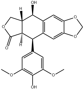 4'-Demethylpodophyllotoxin Structure