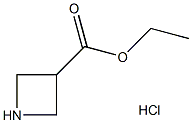 氮杂环丁烷-3-甲酸乙酯盐酸盐 结构式
