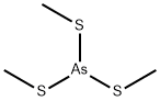 Tris(methylthio)arsine Struktur