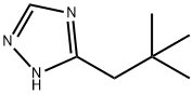 3-(2,2-ジメチルプロピル)-1H-1,2,4-トリアゾール 化学構造式