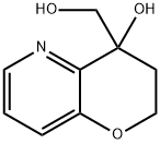4-羟甲基-3,4-二氢-2H-吡喃[3,2-B]吡啶-4-醇 结构式