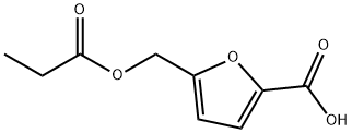 5-Propionyloxymethyl-furan-2-carboxylic acid Structure