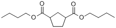 1,3-シクロペンタンジカルボン酸ジブチル 化学構造式