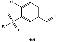 sodium 2-chloro-5-formylbenzenesulphonate 结构式