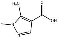 5-アミノ-1-メチル-1H-ピラゾール-4-カルボン酸 化学構造式