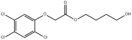 4-羟基丁基 (2,4,5-三氯苯氧基)乙酸酯 结构式