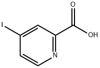 4-碘吡啶-2-羧酸 结构式