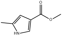 2-甲基-4-甲酸吡咯甲酯 结构式