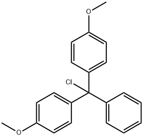 4,4'-双甲氧基三苯甲基氯 结构式