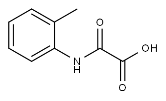 [(2-methylphenyl)amino](oxo)acetic acid Structure