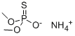 O,O-二甲基硫(醇)代磷酸铵, 40633-14-5, 结构式