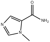 1-methyl-1H-imidazole-5-carboxamide, 40637-81-8, 结构式
