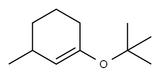 1-(1,1-ジメチルエトキシ)-3-メチル-1-シクロヘキセン 化学構造式