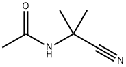 N-(1-Cyano-1-methylethyl)acetamide Struktur