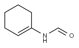 N-(1-环己烯)甲酰胺, 40652-40-2, 结构式