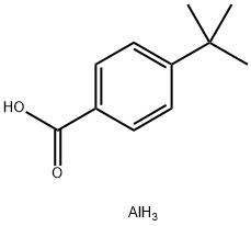 トリス(4-tert-ブチル安息香酸)アルミニウム 化学構造式