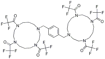 1-(4,8-bis-(2,2,2-trifluoroacetyl)-11-{4-[4,8,11-tris-(2,2,2-trifluoroacetyl)-1,4,8,11-tetraazacyclotetradec-1-ylMethyl]-benzyl}-1,4,8,11-tetraazacyclotetradec-1-yl)-2,2,2-trifluoroethanone|普乐沙福杂质19
