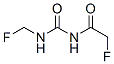 1-(フルオロアセチル)-3-(フルオロメチル)尿素 化学構造式