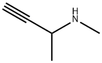 3-(メチルアミノ)-1-ブチン 化学構造式