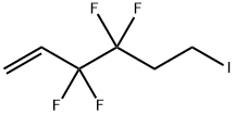 3,3,4,4-テトラフルオロ-6-ヨード-1-ヘキセン 化学構造式