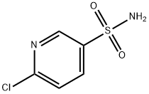 6-クロロピリジン-3-スルホンアミド 化学構造式