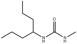 1-(1-Propylbutyl)-3-methylurea Struktur