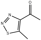 1-(5-メチル-1,2,3-チアジアゾール-4-イル)エタノン 化学構造式