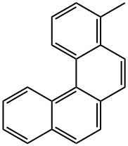 4-メチルベンゾ[c]フェナントレン 化学構造式