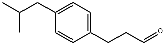 3-[4-(2-メチルプロピル)フェニル]プロピオンアルデヒド 化学構造式