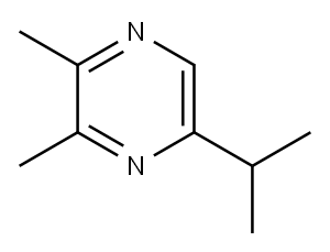 5-异丙基-2,3-二甲基吡嗪, 40790-21-4, 结构式