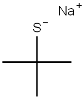 sodium 2-methyl-2-propanethiolate Struktur
