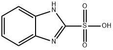 1H-苯并咪唑-2-磺酸, 40828-54-4, 结构式