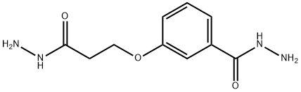 3-(3-ヒドラジノ-3-オキソプロポキシ)安息香酸ヒドラジド 化学構造式