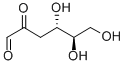 3-デオキシ-D-ribo-2-ヘキソスロース 化学構造式
