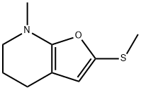 Furo[2,3-b]pyridine,  4,5,6,7-tetrahydro-7-methyl-2-(methylthio)- Structure